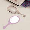 2Pcs 2 Colors Plastic Mirror AJEW-LP0012-13-3