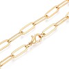 Brass Paperclip Chains MAK-S072-13A-G-2