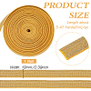 Polyester Striped Ribbon OCOR-WH0091-40A-02-1-2