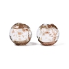 Handmade Gold Sand Lampwork Beads LAMP-N045-01A-01-1