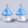 Opaque Resin Pendants RESI-T028-69-3