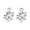 304 Stainless Steel Pendant Rhinestone Settings STAS-T067-44P-1