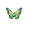 Butterfly Alloy Enamel Brooches PW-WG37196-01-2