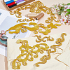 12Pcs 6 Styles Polyester Clothing Patches PATC-GF0001-89A-4