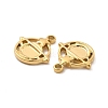 Ion Plating(IP) 304 Stainless Steel Pendants LS-STAS-B032-31G-3