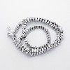 Electroplate Non-magnetic Synthetic Hematite Beads Strands G-J225B-08-2