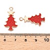 Christmas Theme Alloy Enamel Pendants ENAM-T020-33A-3