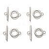 Alloy Toggle Clasps TIBE-EA774Y-P-NR-1