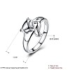 Trendy Brass Finger Rings RJEW-BB26788-6-6