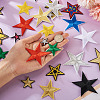 Star Computerized Embroidery Polyester Iron On Patches PATC-TAC0001-02-7