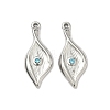 304 Stainless Steel Rhinestone Pendants X-STAS-L308-10P-1
