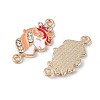 Alloy Enamel Connector Charms ENAM-I054-03-3