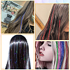 12Pcs 12 Colors Laser PET Hair Wig OHAR-SP0001-05B-6