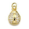 Brass Micro Pave Cubic Zirconia Pendants KK-Z100-04G-1