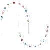 2Pcs Rubber Temporary Tooth Decoration with Stainless Steel Wires AJEW-WH0752-118-1