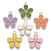 Alloy Enamel Pendants X-PALLOY-R119-01-1