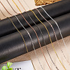 Brass Coated Iron Flat Cable Chains CH-TAC0007-02R-8