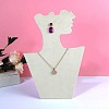Cardboard Covered with Velvet Necklace & Earring Display Stands ODIS-Q041-04A-02-1
