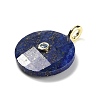 Dyed Natural Lapis Lazuli Faceted Pendants G-A287-02G-04-2