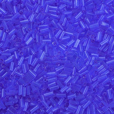 Transparent Glass Bugle Beads SEED-N005-001-C03-1