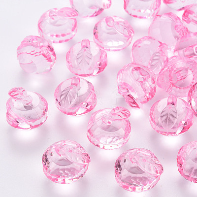 Transparent Acrylic Pendants TACR-T024-05B-903-1