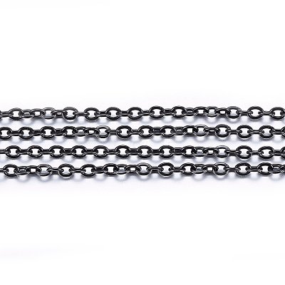 Handmade 304 Stainless Steel Cable Chains STAS-P213-01B-02-1