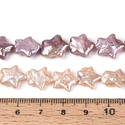 Natural Baroque Keshi Pearl Beads Strands PEAR-S020-Z03-02A-1