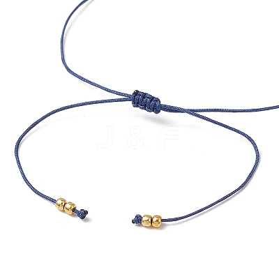 Natural Round Kyanite Beads Braided Bead Bracelets for Women BJEW-JB11655-10-1