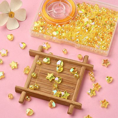 DIY Stretch Bracelet Making Kit DIY-YW0007-47C-1