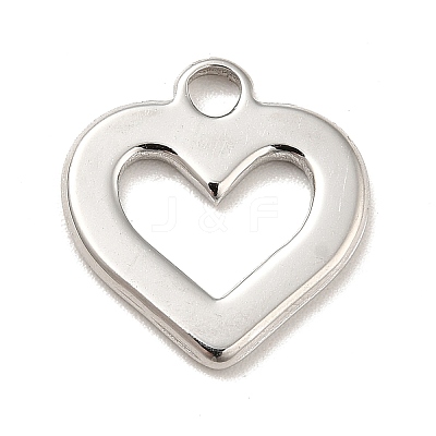 Non-Tarnish 304 Stainless Steel Pendants Rhinestone Setting STAS-A066-04P-1