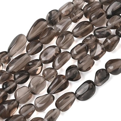 Natural Ice Obsidian Beads Strands G-C286-A15-1