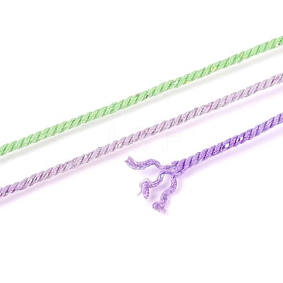 27M Segment Dyed Round Polyester Twisted Cords OCOR-N009-02A-21-1