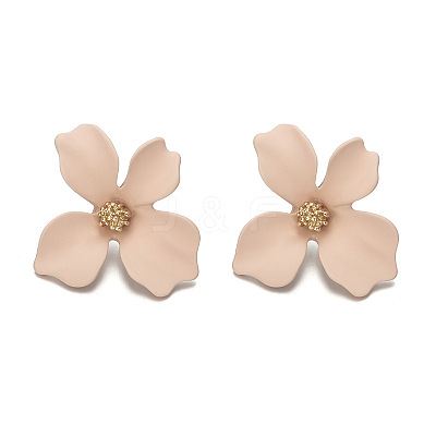 Flower Alloy Stud Earrings WGD3727-05-1