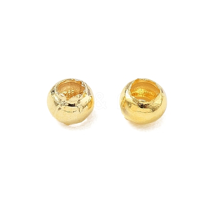 Brass Crimp Beads KK-S509-01G-04-1