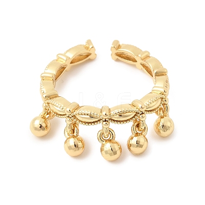 Brass Cuff Open Rings LS-RJEW-P182-07G-1