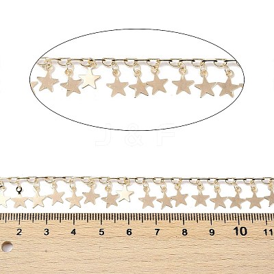 Handmade Brass Star Chains CHC-Z001-22KCG-1