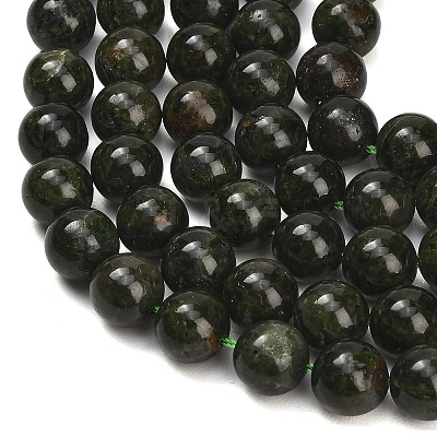 Natural Green Diopside Beads Strands GG-CBA993B-A01-10mm-1