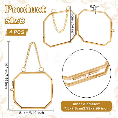 Alloy & Glass Locket Pendants FIND-WH0173-073A-1