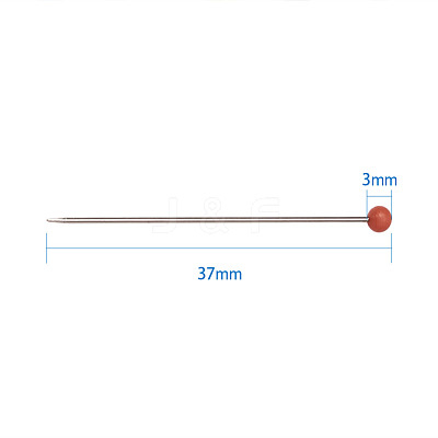 Multicolor 1 Box Length 37mm Round Ball Map Tacks Push Pins with Needle Points FIND-N0002-001-B-1