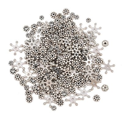 Tibetan Style Alloy Spacer Beads FIND-C093-02AS-1