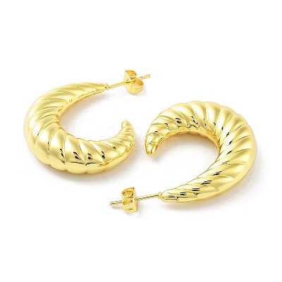 Brass Stud Earrings KK-R150-03D-1