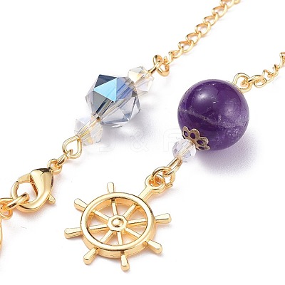 Resin Hexagonal Pointed Dowsing Pendulums(Brass Finding and Gemstone Inside) G-L521-A-1