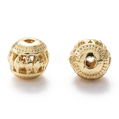 Alloy Hollow Beads X1-PALLOY-P238-05G-RS-1