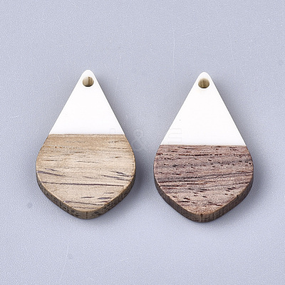 Resin & Walnut Wood Pendants RESI-S358-23F-1
