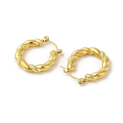 304 Stainless Steel Hoop Earrings for Women EJEW-B054-18G-01-1