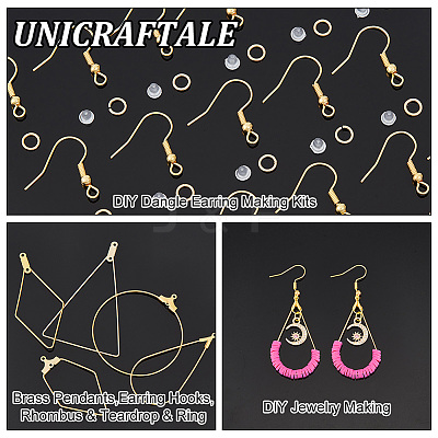 DIY Dangle Earring Making Kits DIY-UN0005-70-1