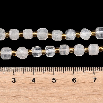 Natural Rainbow Moonstone Beads Strands G-Z147-A01-01-1