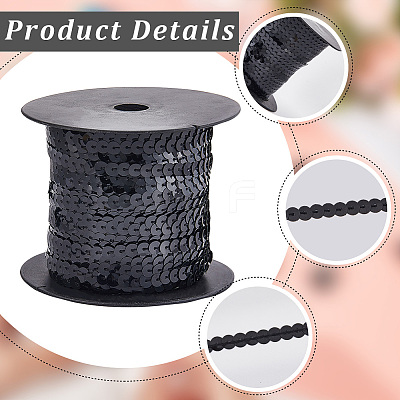 2Rolls Plastic Paillette Beads FIND-CY0001-13A-1