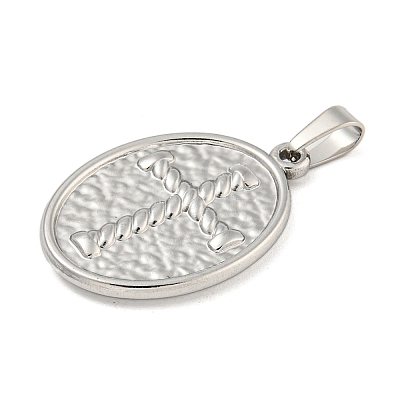 Non-Tarnish 304 Stainless Steel Pendants STAS-B071-02J-24P-1