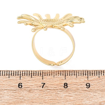 Brass Cuff Open Rings LS-RJEW-Z129-02G-02-1